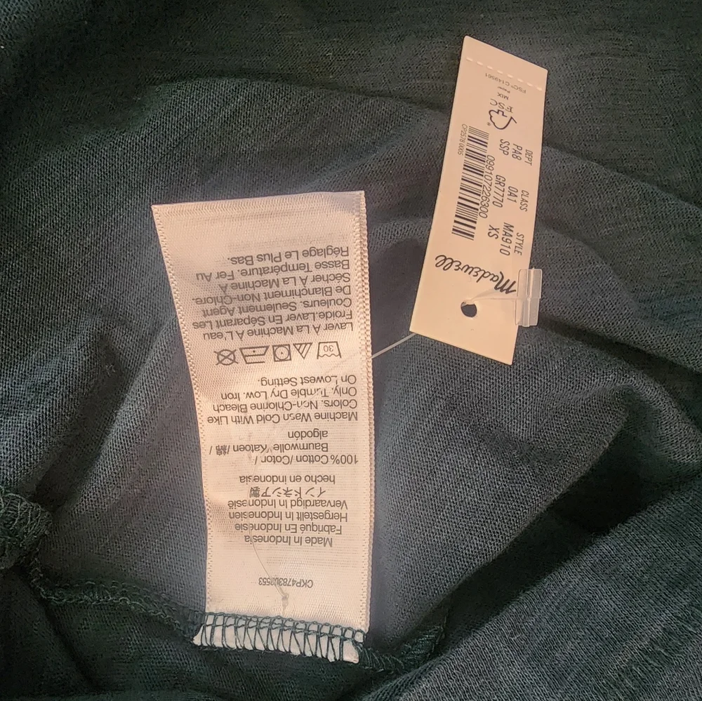 Madewell NWT Whisper Cotton Turtleneck Tee - Picture 4 of 5